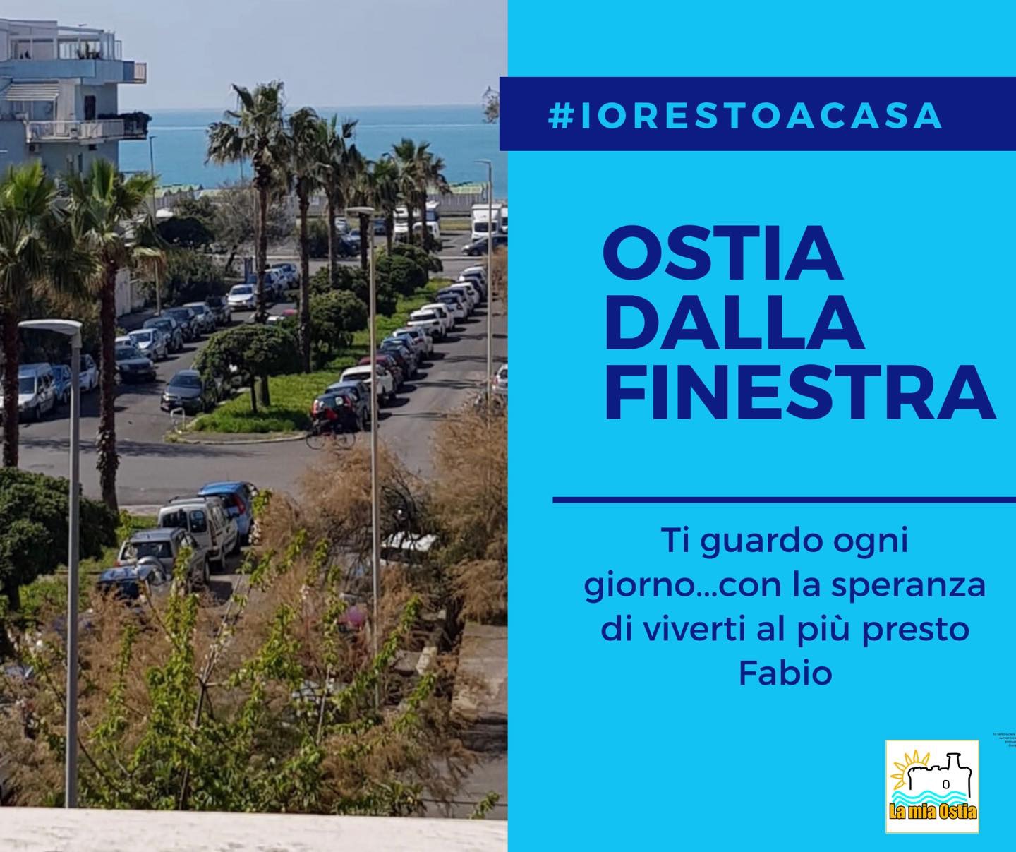 Ostia dalla finestra: mese di aprile